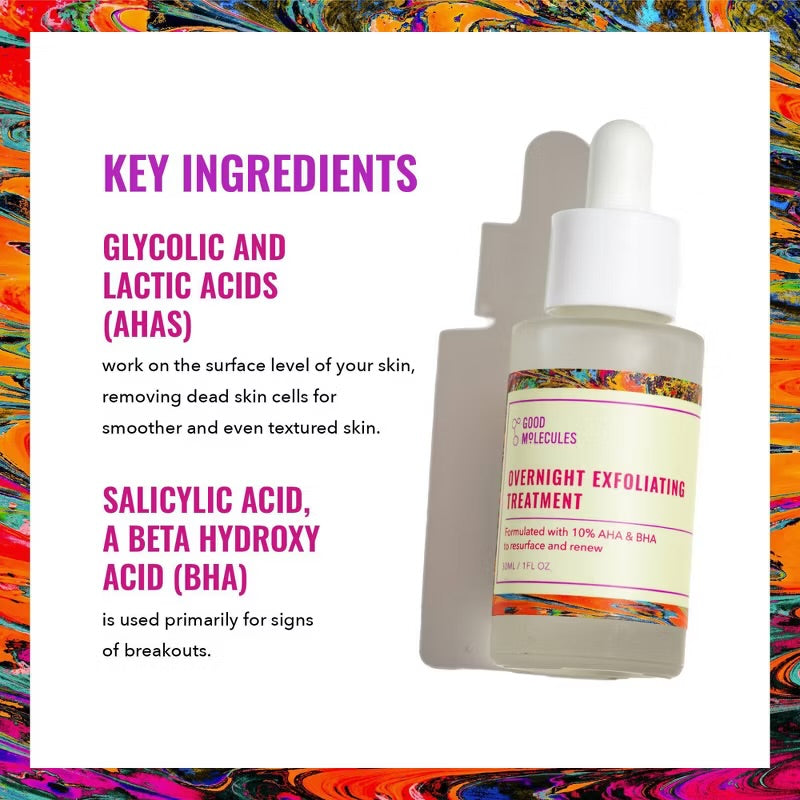 Good Molecules Tratamiento Exfoliante Nocturno 30ml