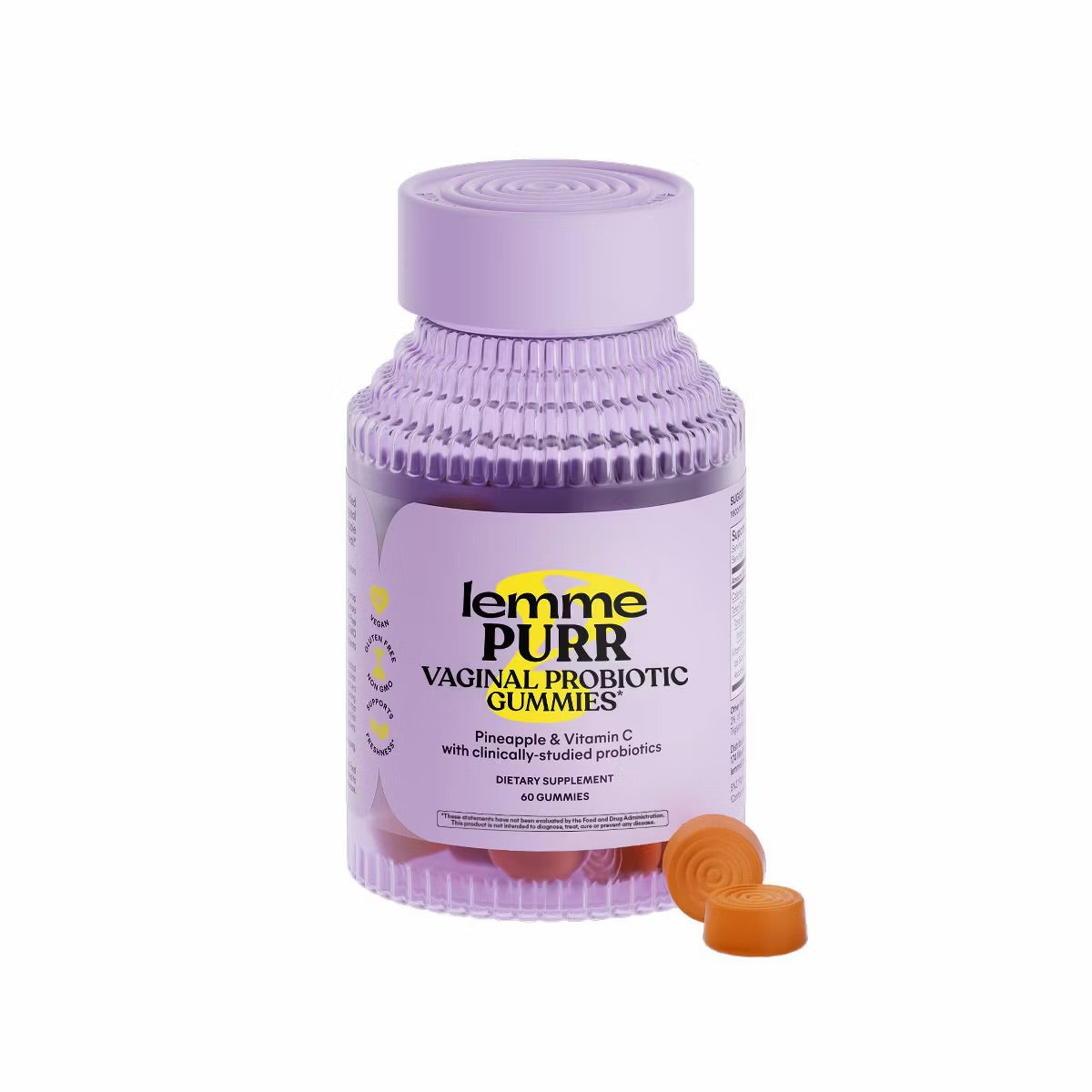 Lemme Purr Gomitas Probióticas Veganas para Salud Vaginal