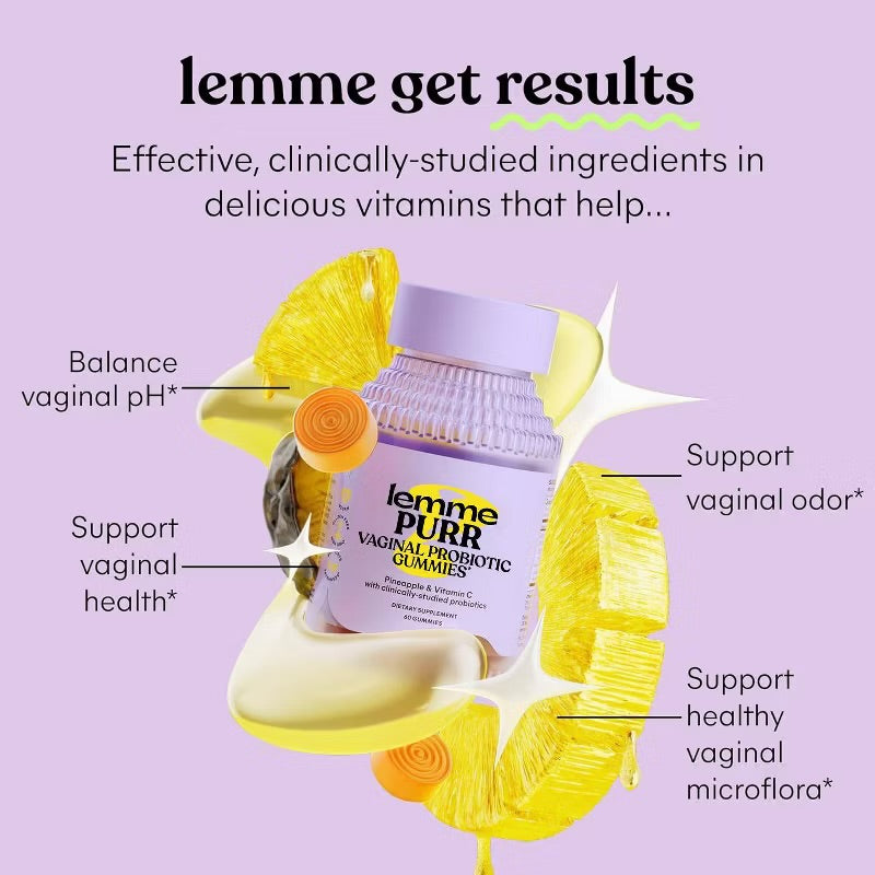Lemme Purr Gomitas Probióticas Veganas para Salud Vaginal