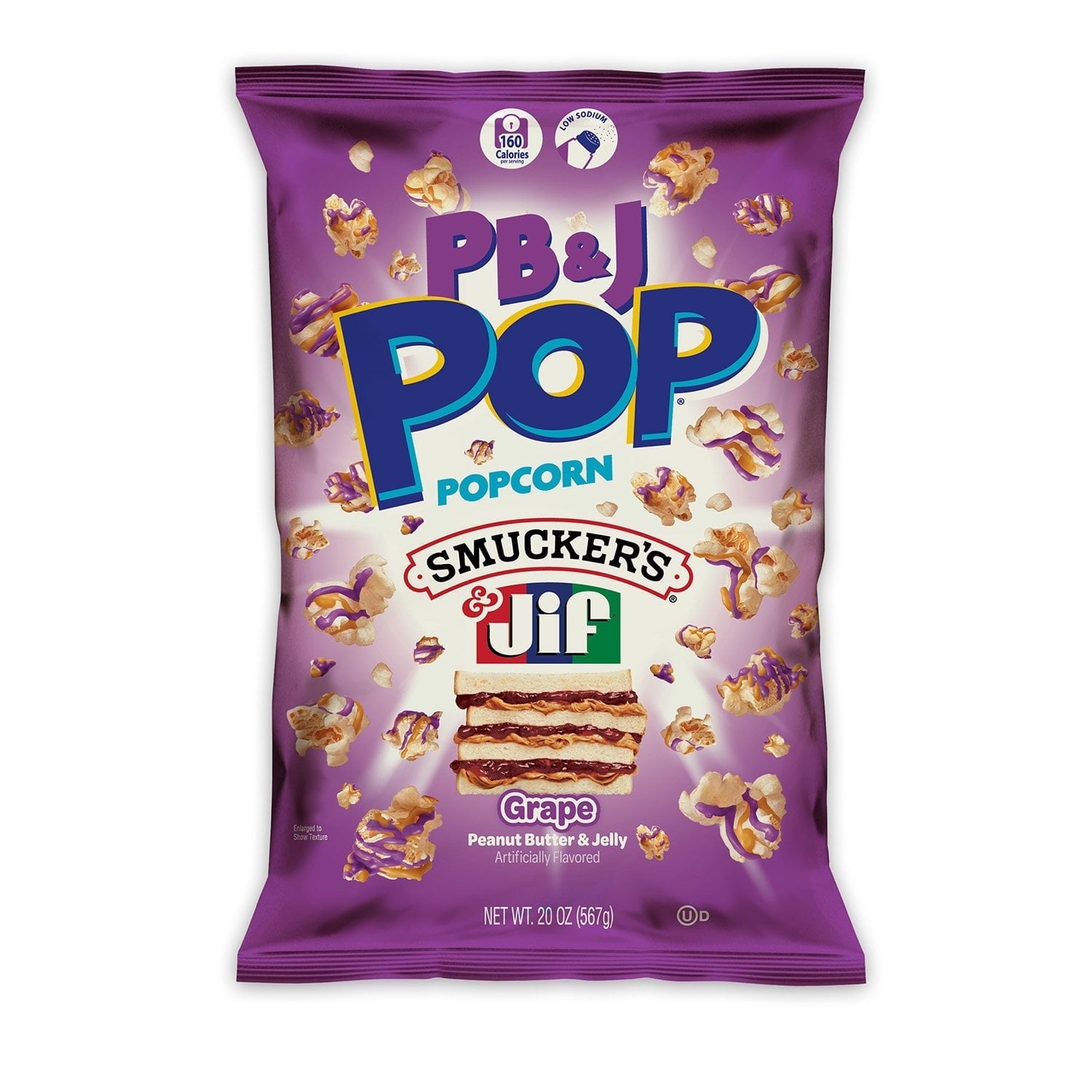 Palomitas PB&J Pop Sabor Uva 20oz